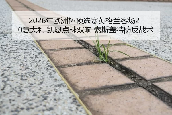 2026年欧洲杯预选赛英格兰客场2-0意大利 凯恩点球双响 索斯盖特防反战术